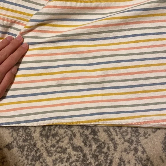 Great condition limited edition wrangler wide leg flared jeans striped - Picture 8 of 9